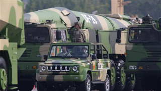 Dongfeng-26 conventional and nuclear missiles reviewed in National Day parade