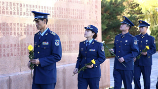 PLA Air Force pays tribute to its heroes