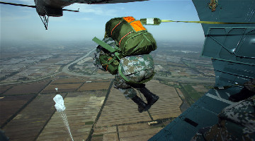 Army aviation brigade conducts parachute training