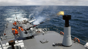 East China Sea Fleet conducts live-fire training