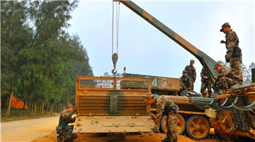 Armored regiment conducts rush repair training