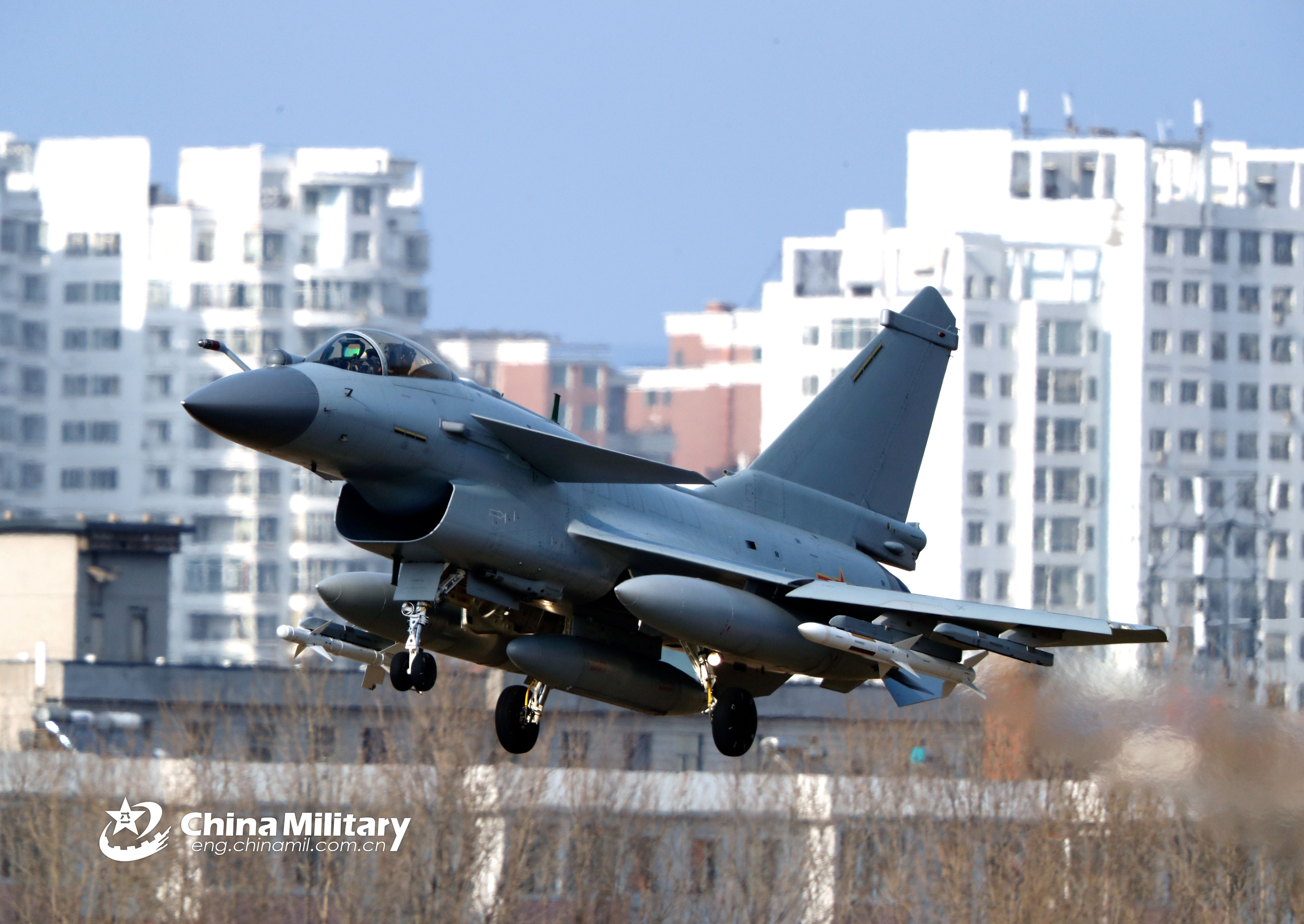 j-10 fighter jets take off - china military