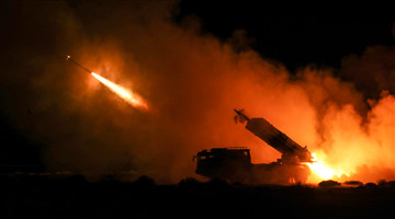 Multiple launch rocket systems in round-the-clock training
