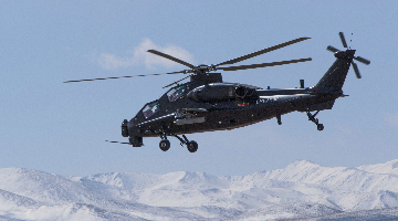Gunship carries out live-fire training in Tibet