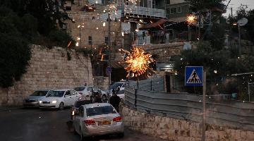 Israeli security forces clash with Palestinian protesters Arab neighbourhood of Silwan