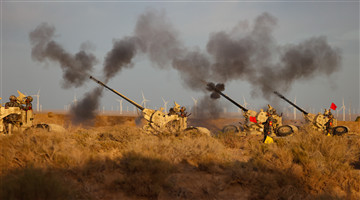 Air defense brigade holds live-fire exercise