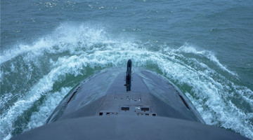 Submarine heads out for maritime training
