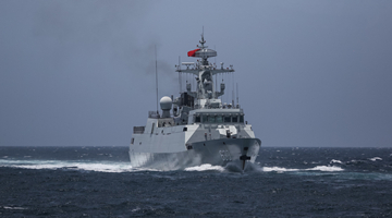 Frigate flotilla conducts combat training exercise