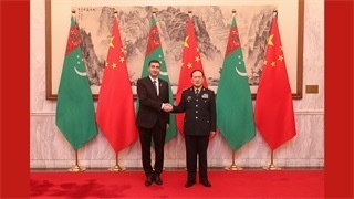 Chinese defense minister meets with Turkmen counterpart