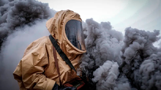 Chemical defense soldiers conduct ferrying training at sea