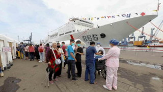 Options for a Shared Future: Chinese naval hospital ship arrives in Jakarta